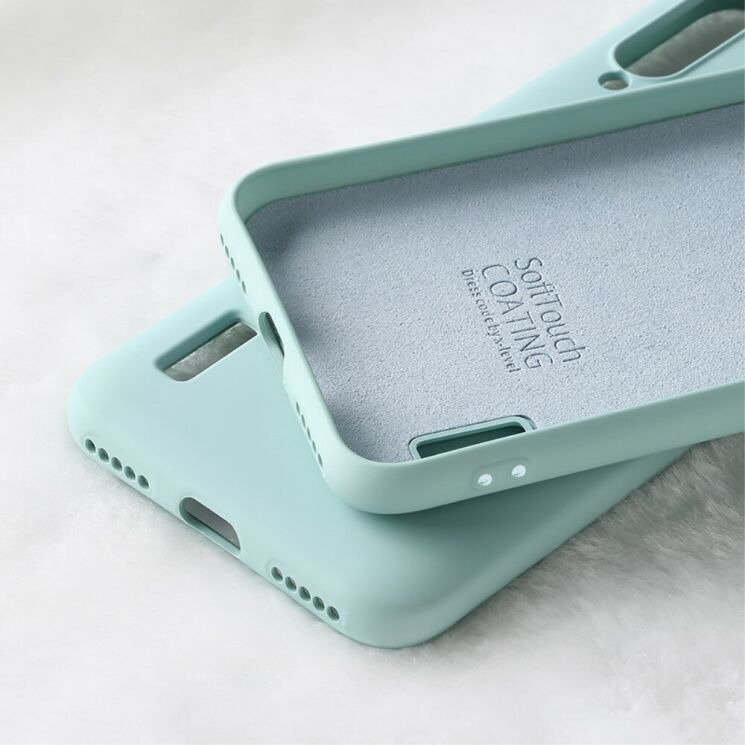 Захисний чохол X-LEVEL Delicate Silicone для Xiaomi Mi A3 - Cyan: фото 1 з 1