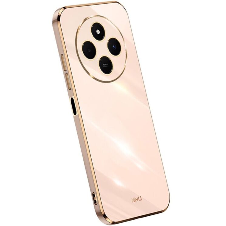 Защитный чехол XINLI Porcelain Design для Xiaomi Redmi 14C / Redmi A4 5G / Poco C75 - Pink: фото 1 из 9