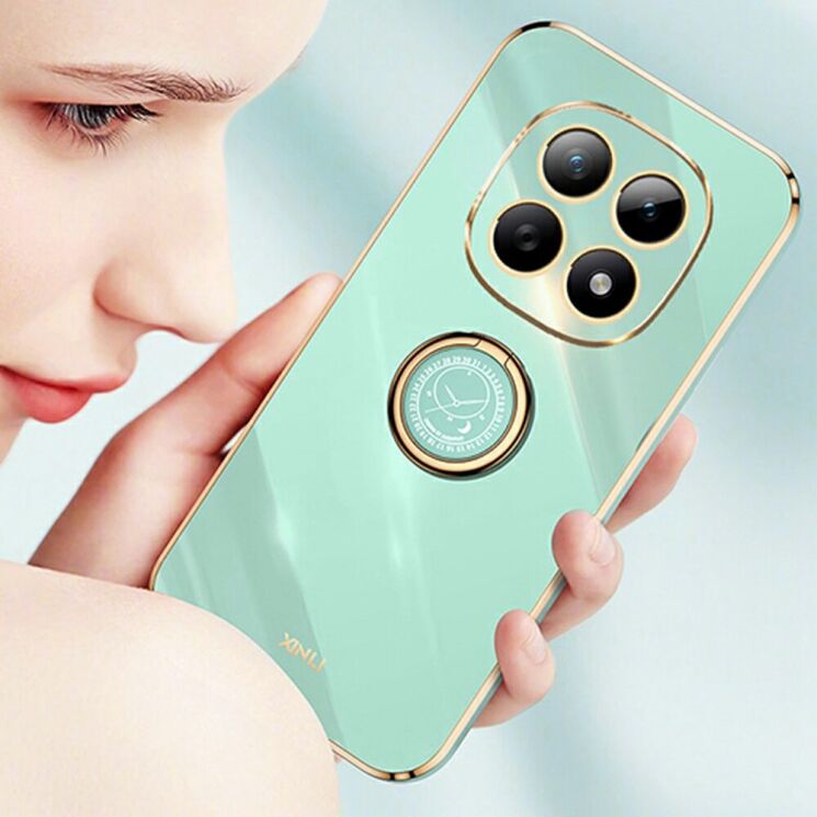 Захисний чохол XINLI Porcelain Magnetic для Xiaomi Redmi Note 15 5G / Poco M8 5G - Cyan: фото 4 з 5