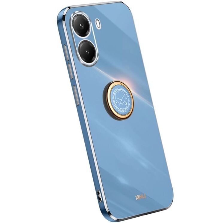 Защитный чехол XINLI Porcelain Ring для Xiaomi Poco X7 Pro - Blue: фото 1 из 6