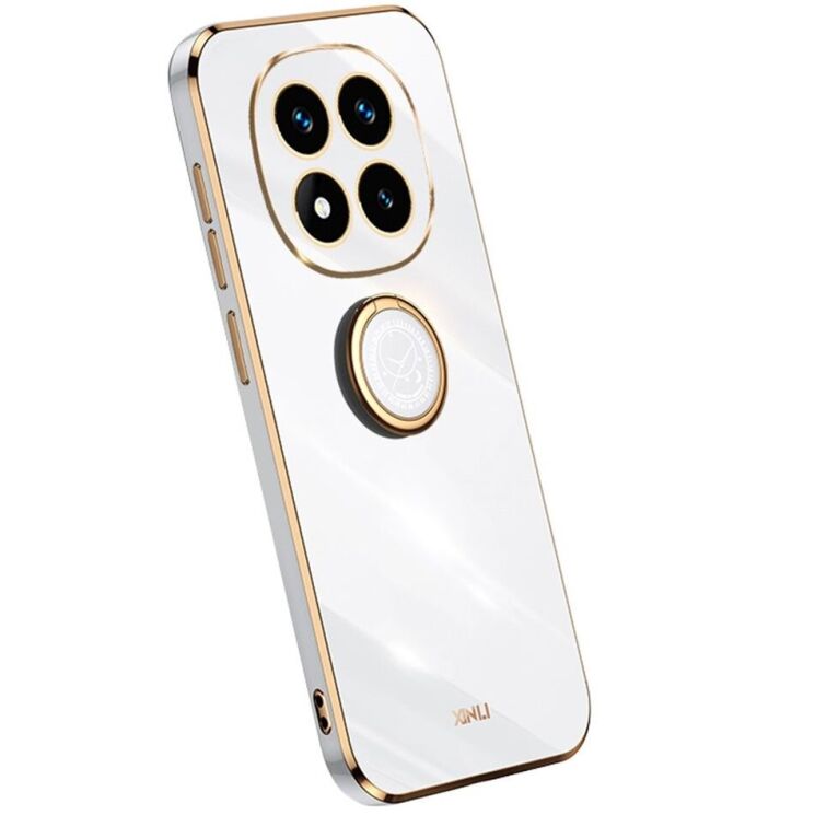 Защитный чехол XINLI Porcelain Ring для Xiaomi Redmi Note 14 Pro - White: фото 1 из 6