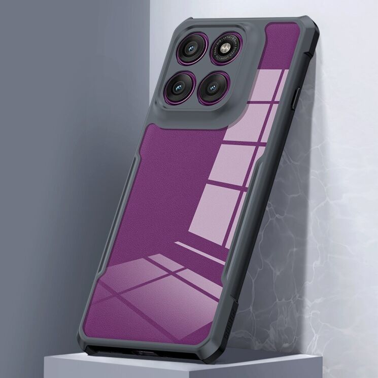 Защитный чехол XUNDD Rugged Case для Motorola Edge 60 Pro - Black: фото 7 из 7