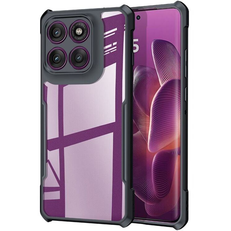 Защитный чехол XUNDD Rugged Case для Motorola Edge 60 Pro - Black: фото 1 из 7