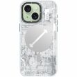 Захисний чохол YOUNGKIT Futuristic Circuit Magsafe для Apple iPhone 15 - White (329593W)