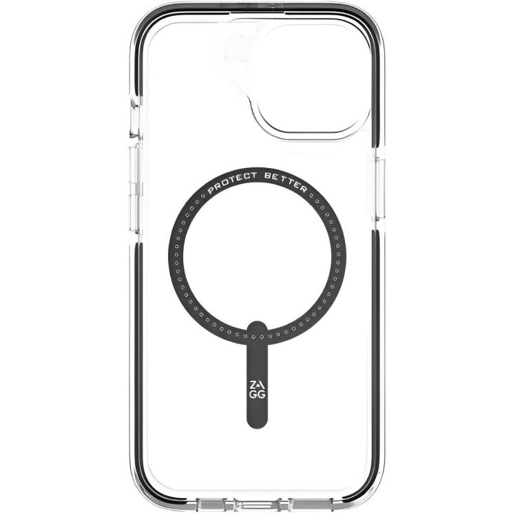 Защитный чехол Zagg Gear4 Piccadilly Snap with Magsafe для iPhone 13 / 14 / 15 (702312347) - Black (370827B) Защитный чехол Zagg Gear4 Piccadilly Snap with Magsafe для iPhone 13 / 14 / 15 (702312347) - Black: фото 3 из 3
