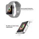 Захисний комплект IMAK Watch Strap + Case для Apple Watch 38 mm - Grey (251851H). Фото 13 з 14
