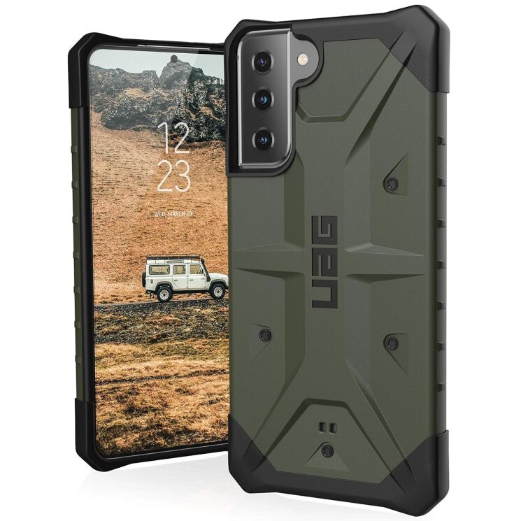Защитный чехол URBAN ARMOR GEAR (UAG) Pathfinder для Samsung Galaxy S21 Plus (G996) - Olive Drab: фото 2 из 4