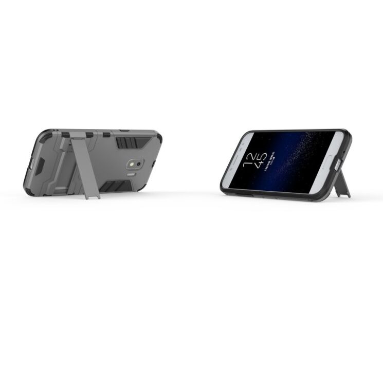 Защитный чехол UniCase Hybrid для Samsung Galaxy J2 2018 (J250) - Grey: фото 5 из 5