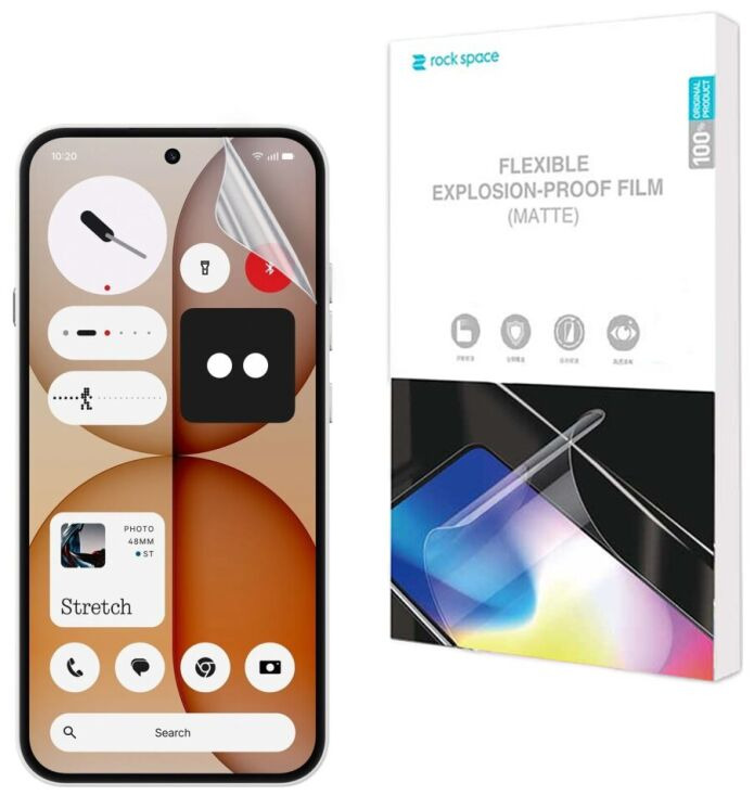 Антибликовая пленка на экран RockSpace Explosion-Proof Matte для Nothing Phone (4a) (411328) Антибликовая пленка на экран RockSpace Explosion-Proof Matte для Nothing Phone (4a): фото 1 из 8