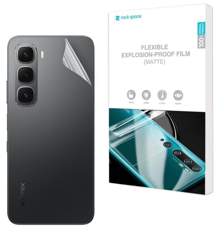 Антиблікова плівка на задню панель RockSpace Explosion-Proof Matte для Infinix Hot 60і: фото 1 з 9
