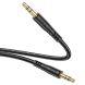 AUX-кабель Hoco UPA24 Smooth (1m) - Black (896258B). Фото 3 из 6