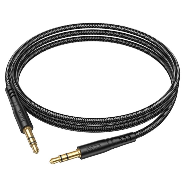 AUX-кабель Hoco UPA24 Smooth (1m) - Black: фото 4 из 6