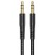 AUX-кабель Hoco UPA24 Smooth (1m) - Black (896258B). Фото 2 из 6