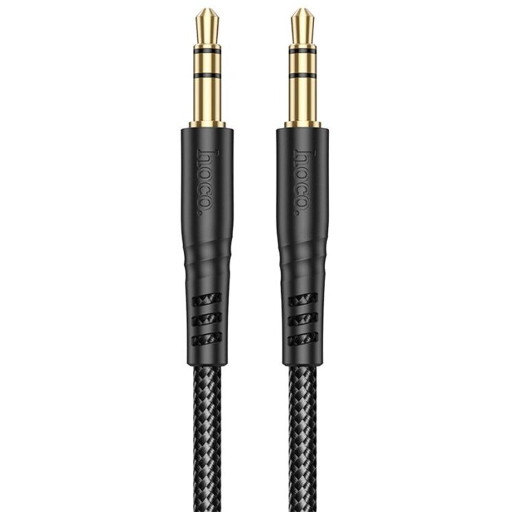 AUX-кабель Hoco UPA24 Smooth (1m) - Black: фото 2 из 6