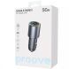 Автомобільний зарядний пристрій Proove Double Energy 50W (Type-C + Type-C) - Metal Gray (923291H). Фото 5 з 5