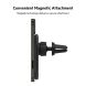 Автомобильный держатель с беспроводной зарядкой Belkin BoostCharge (10W) WIC004BTBK-NC - Black (982168B). Фото 10 из 11