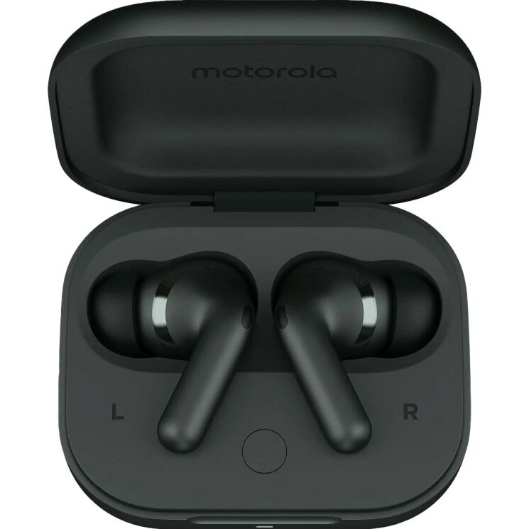 Беспроводные наушники Motorola Moto Buds Plus (PG38C05743) - Forest Grey: фото 3 из 8