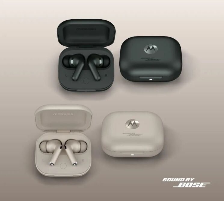 Беспроводные наушники Motorola Moto Buds Plus (PG38C05743) - Forest Grey: фото 7 из 8