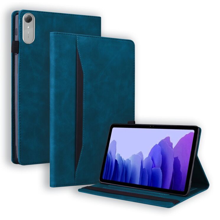 Чохол Deexe Business Style для Lenovo Idea Tab Pro Gen 2 - Blue: фото 1 з 8