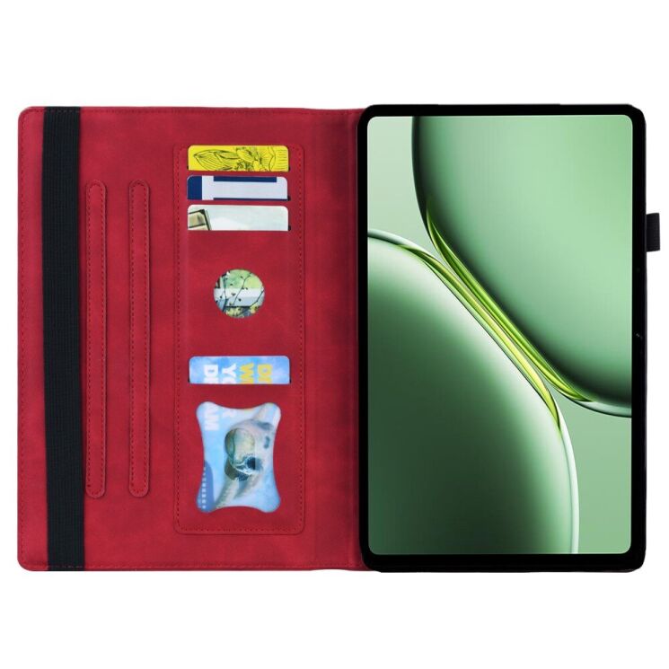 Чехол Deexe Business Style для OnePlus Pad Pro / Pad 2 - Red: фото 2 из 9