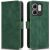Чехол Deexe Classic Wallet для Infinix Smart 9 (X6532) / Hot 50i (X6531) - Green: фото 1 из 6