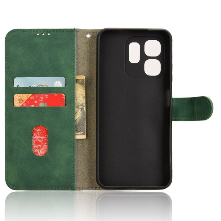 Чехол Deexe Classic Wallet для Infinix Smart 9 (X6532) / Hot 50i (X6531) - Green: фото 4 из 6