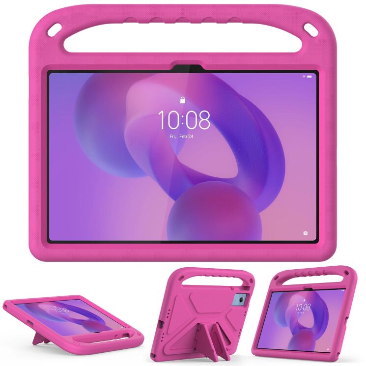 Чохол Deexe KickStand Cover для Lenovo Idea Tab (TB336) / Tab K11 Gen 2 - Rose: фото 2 з 6