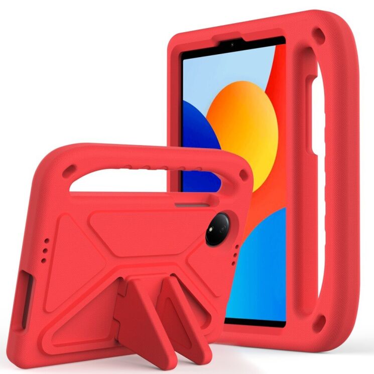 Чехол Deexe KickStand Cover для Xiaomi Redmi Pad SE 8.7 4G - Red: фото 1 из 7