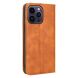 Чохол Deexe Retro Style для Apple iPhone 14 Pro Max - Brown (301263Z). Фото 3 з 11