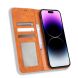Чохол Deexe Retro Style для Apple iPhone 14 Pro Max - Brown (301263Z). Фото 4 з 11