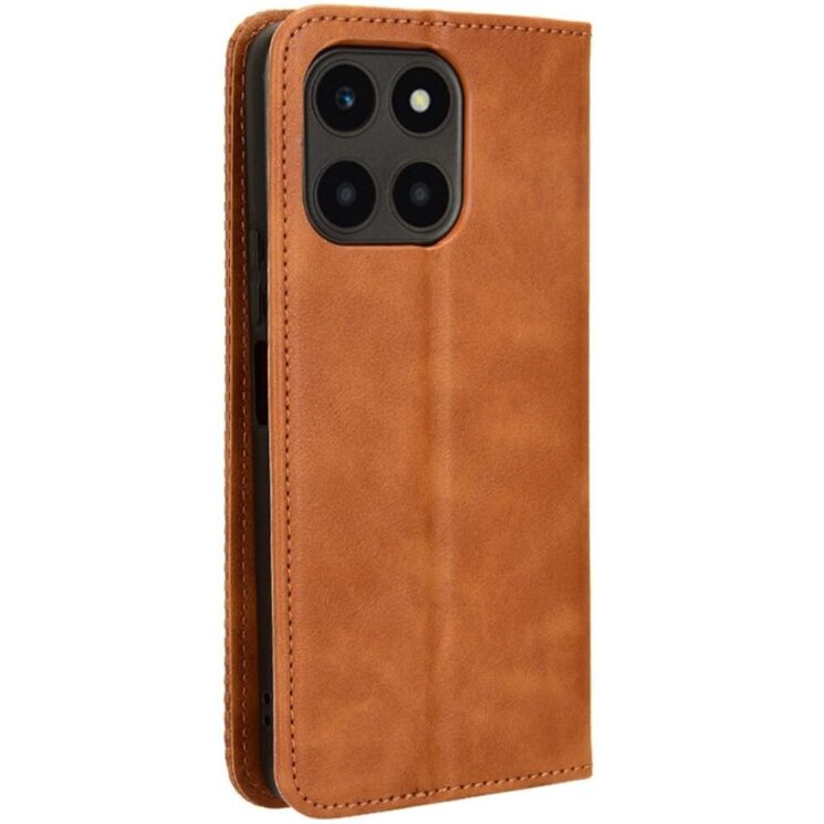 Чехол Deexe Retro Style для Honor X6a - Brown: фото 6 из 7