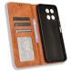Чехол Deexe Retro Style для Honor X6a - Brown (337811Z). Фото 4 из 7