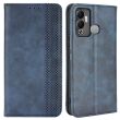 Чохол Deexe Retro Style для Infinix Hot 12 Play / 12 Play NFC (x6816 / x6816c) - Blue (302403L)