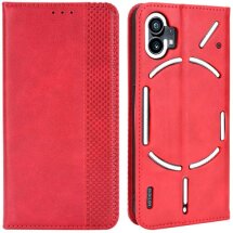 Чехол Deexe Retro Style для Nothing Phone (1) - Red: фото 1 из 8