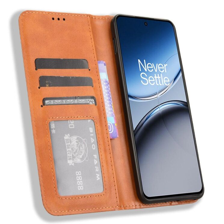 Чохол Deexe Retro Style для OnePlus Nord 4 - Brown: фото 2 з 7