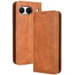 Чохол Deexe Retro Style для OnePlus Nord 4 - Brown (382401Z)