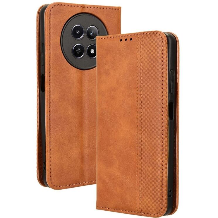 Чохол Deexe Retro Style для Realme 12 5G / 13 5G - Brown: фото 1 з 7