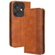 Чехол Deexe Retro Style для TECNO Spark 10C - Brown (337710Z)
