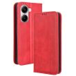 Чохол Deexe Retro Style для Xiaomi Poco X7 Pro - Red (371713R)