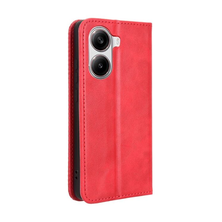 Чохол Deexe Retro Style для Xiaomi Poco X7 Pro - Red: фото 3 з 15