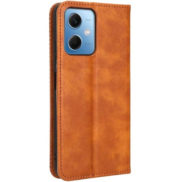 Чехол Deexe Retro Style для Xiaomi Redmi Note 12 5G / Poco X5 - Brown: фото 6 из 7