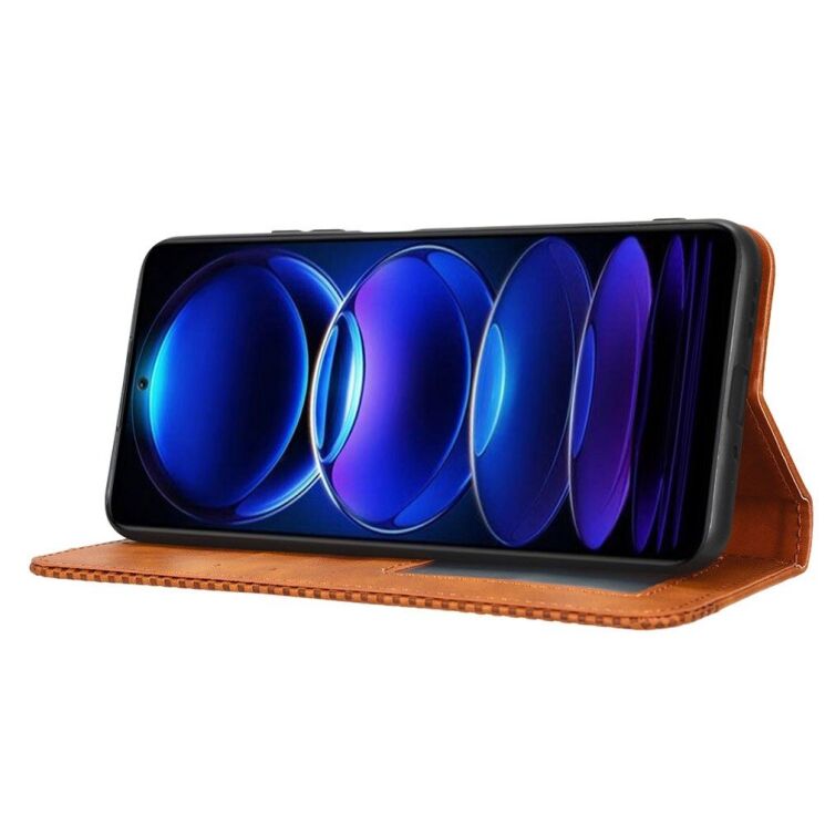 Чехол Deexe Retro Style для Xiaomi Redmi Note 12 5G / Poco X5 - Brown: фото 3 из 7