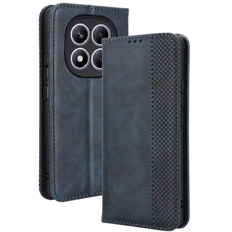 Чехол Deexe Retro Style для Xiaomi Redmi Note 14 Pro - Blue: фото 1 из 7