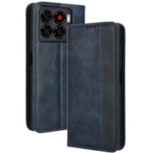 Чехол-книжка Deexe Retro Style для ZTE Blade A56 - Blue: фото 1 из 18