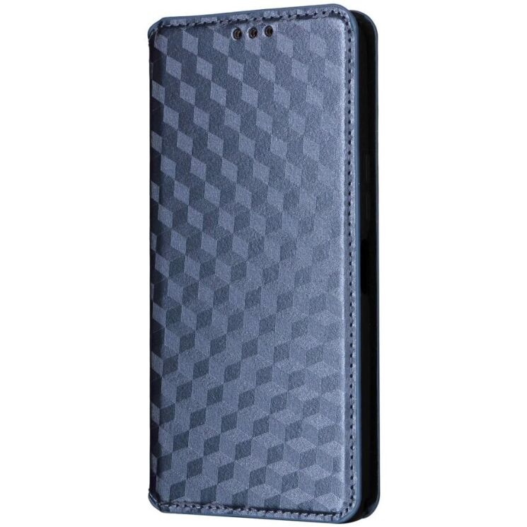 Чехол Deexe Rhombus Book для Motorola Edge 60 / Edge 60 Fusion - Blue: фото 7 из 10