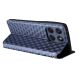 Чехол Deexe Rhombus Book для Motorola Edge 60 / Edge 60 Fusion - Blue (379608L). Фото 5 из 10