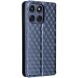 Чехол Deexe Rhombus Book для Motorola Edge 60 / Edge 60 Fusion - Blue (379608L). Фото 8 из 10