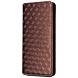 Чохол Deexe Rhombus Book для Motorola Edge 60 Pro - Brown (381705Z). Фото 6 з 9