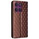 Чохол Deexe Rhombus Book для Motorola Edge 60 Pro - Brown (381705Z). Фото 7 з 9