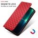 Чехол Deexe Rhombus Book для Motorola Moto G15 / G15 Power - Blue (372611L). Фото 9 из 10